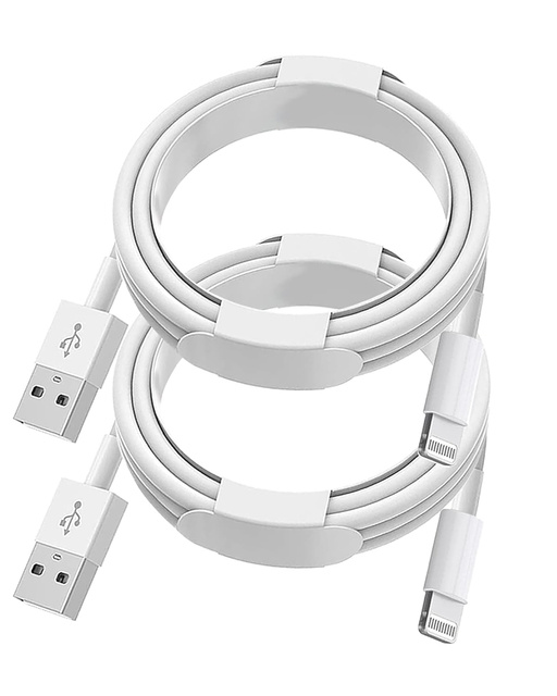 Kabel x2 Set 100 cm Alogy USB-auf-Lightning-Kabel Weiß