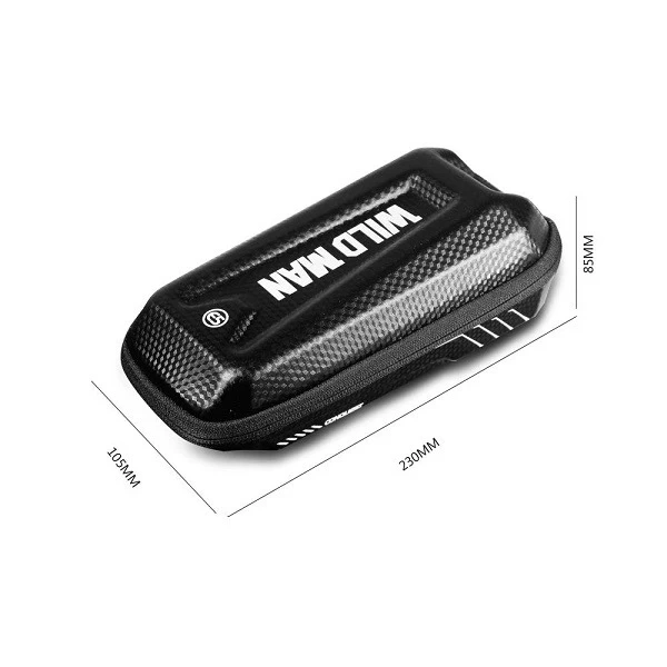 Pouzdro na rám kola WILDMAN E5S/držák na kolo černá/černá