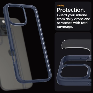 Spigen Ultra Hybrid Protective Case for iPhone 16 Pro Max Navy Blue
