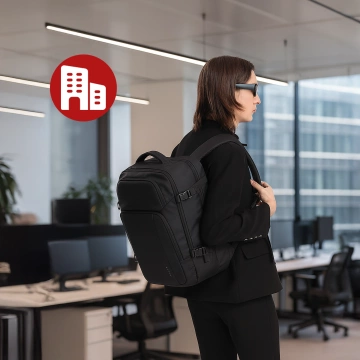 Водонепроникний рюкзак Bange для ноутбука 15.6", city traveler, 45х30х16 см, для роботи, літака, чоловічий, жіночий, з USB портом Чорний