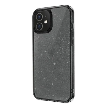 UNIQ puzdro LifePro Tinsel iPhone 12 mini 5,4" čierne / dymové