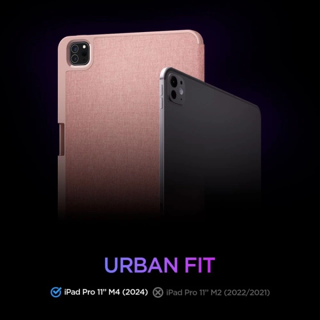 Etui Spigen Urban Fit pro Apple iPad Pro 11 5/2024 Rose Gold