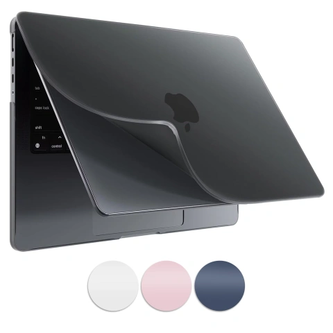 Ochranné puzdro pre Apple Macbook Pro 16 - M1/M2/M3/M4 2021-2024 2025 Alogy AirGuard™ Flexibilné puzdro Matná čierna