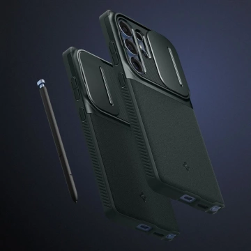 Чохол для Samsung Galaxy S25 Ultra Abyss Green Spigen Optik Armor