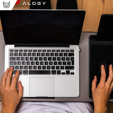 Laptop table stand phone holder mouse pad for bed Alogy portable desk with pillows