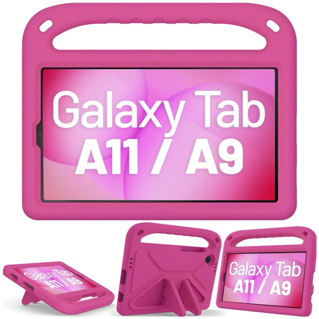 Pouzdro pro Samsung Galaxy Tab A9 2023 8,7" X110 / X115 dětský obal na tablet Alogy Kids Case Pink