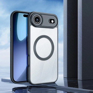 Etui do iPhone 17 Air Dux Ducis Aimo Mag Pierścień Magnetyczny Czarne