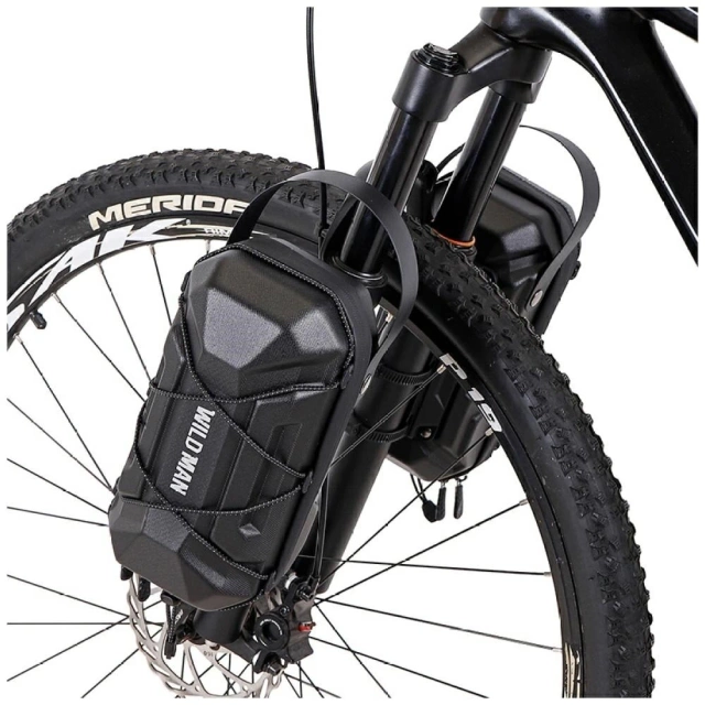 WILDMAN GD6X Plus 3L Scooter Case Rahmentasche Schwarz PU EVA
