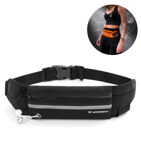 Wozinsky running bag running belt black (WRBBK1)