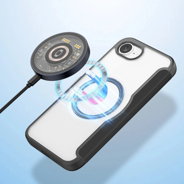 Ochranný kryt Dux Ducis Skin X Pro s MagSafe pre iPhone 16e – čierny