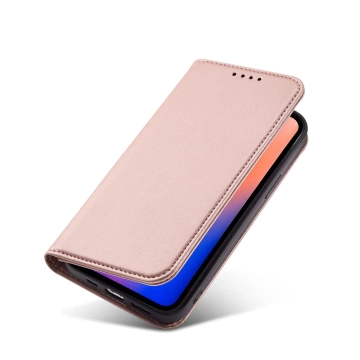 Pouzdro na magnetické karty pro iPhone 12 Pro Max Pouch Card Wallet Card Holder Pink