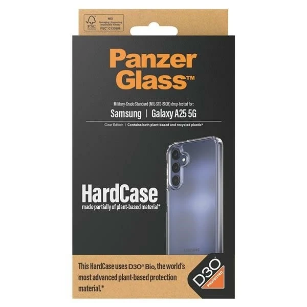 Kryt Samsung Galaxy A25 5G PanzerGlass HardCase D3O Clear