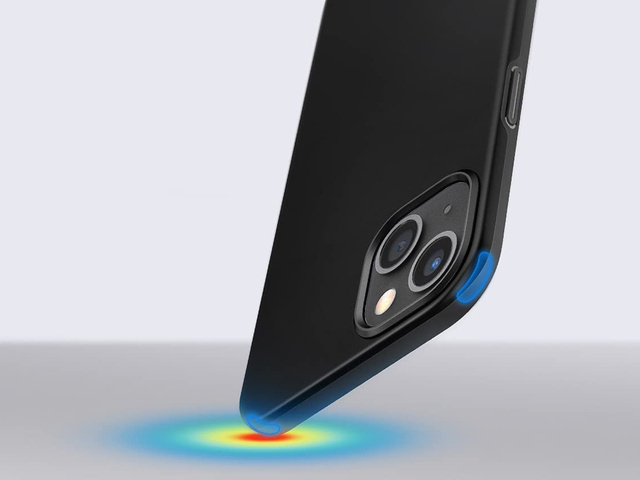 Etui obudowa case Spigen Thin Fit do Apple iPhone 13 Black + Szkło