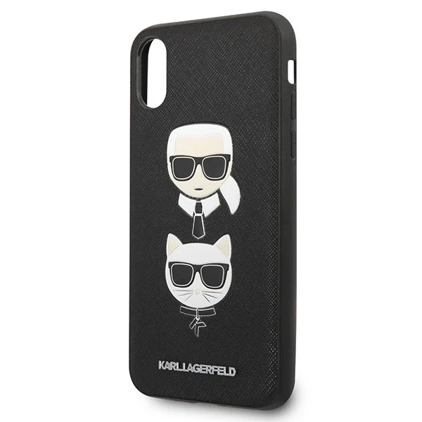 Etui Karl Lagerfeld KLHCPXSAKICKCBK do Appple iPhone X/XS hardcase Saffiano Karl