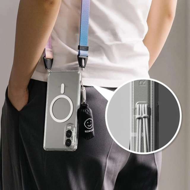 Etui do Samsung Galaxy S25 Edge Ringke Fusion Magnetic MagSafe Clear