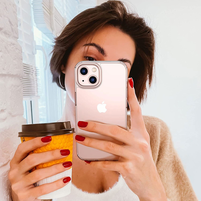 Protective case Alogy Hybrid Case Super Clear for Apple iPhone 13 Clear Glass