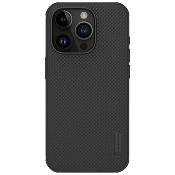 Посилений чохол Nillkin Super Frosted Shield Pro для iPhone 15 Pro - чорний