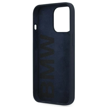 BMW BMHCP13XSTRONG Phone Case for Apple iPhone 13 Pro Max 6.7" navy blue/navy hardcase Silicone Signature