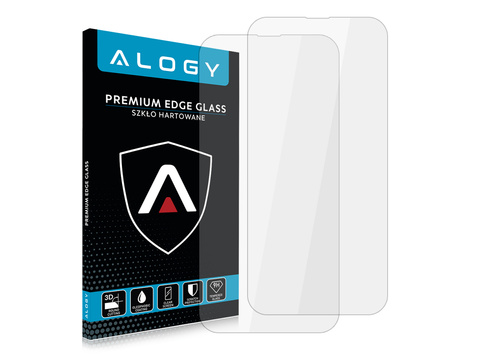 2x Alogy Tempered Glass Screen Protector for Apple iPhone 13 Lens Cap