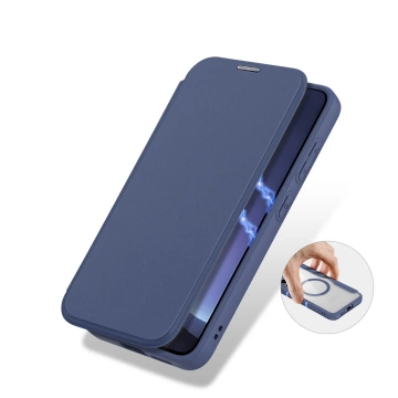 Чохол MagSafe для Samsung Galaxy S25 Dux Ducis Skin X Pro, синій