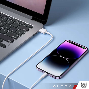 100cm Alogy kabel USB to Lightning White kabel