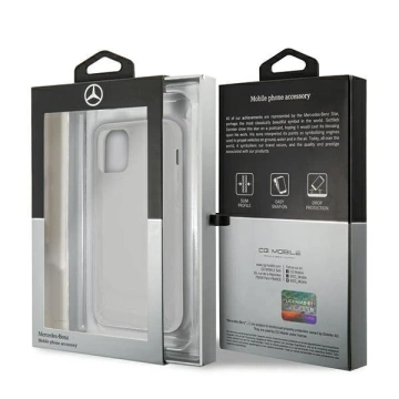 Etui ochronne Mercedes MEHCP12SARCT do Apple iPhone 12 Mini 5,4" priehľadné pevné puzdro Transparent Line