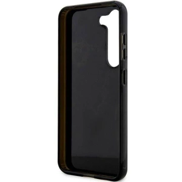 Etui Guess GUHCS23MHTMRSK для Samsung Galaxy S23 Plus S916 чорний/чорний твердий чохол Golden Marble Collection