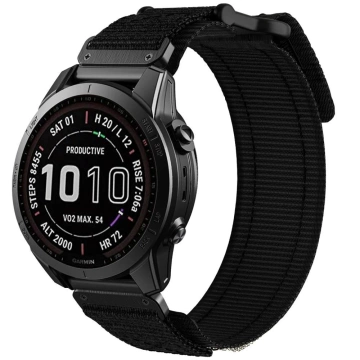 Nylonový pásek do Garmin Fenix ​​3 / 5x / 3h / 5x plus / 6x / 6x pro / 7x Black