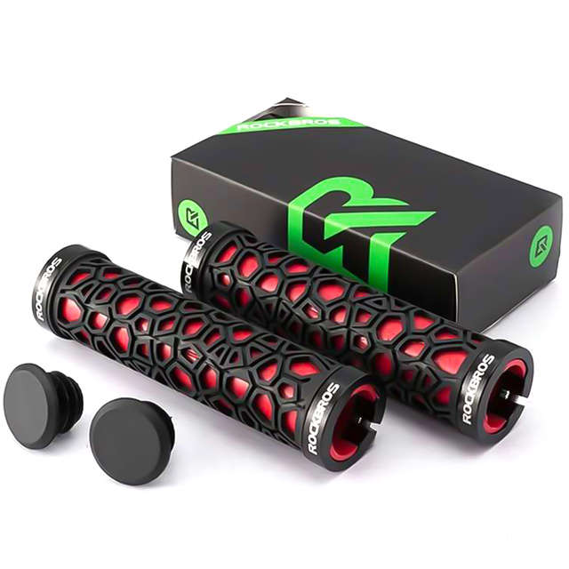 Chwyty rowerowe Gripy do kierownicy RockBros 2017-14ARD Czerwone