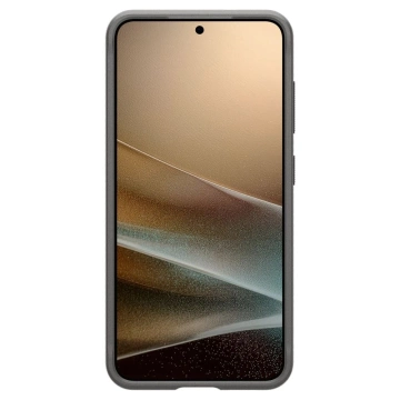 Puzdro pre Samsung Galaxy S25, mramorovo šedé, Spigen Rugged Armor, MagSafe