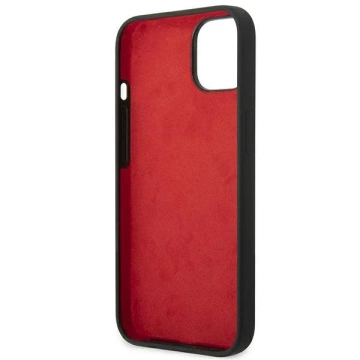 Чохол для Ferrari FEHCP14SSIBBK для Apple iPhone 14 6.1" black/black hardcase Silicone Metal Logo