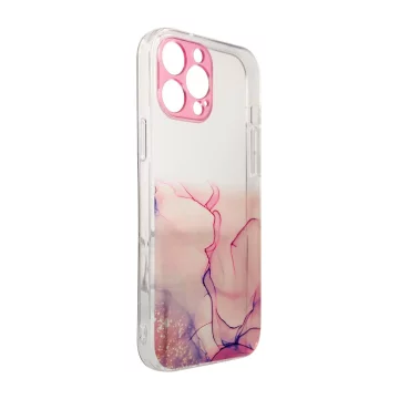 Marble Case case for iPhone 12 Pro gel cover marble pink