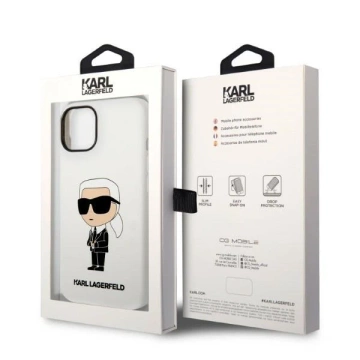 Etui Karl Lagerfeld KLHCP14MSNIKBCH do Apple iPhone 14 Plus 6,7" pevný obal silikónový Ikonik