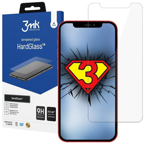 Загартоване скло 3mk HardGlass 9H для Apple iPhone 12 Pro Max