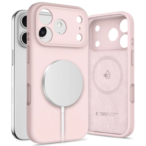 Etui do iPhone 17 Pro Max Tech-Protect Silicone MagSafe Różowe