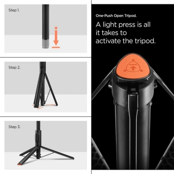 Spigen S541W Tripod Selfie Stick 146 cm with Bluetooth Remote Control