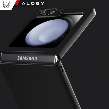 Pouzdro pro Samsung Galaxy Z Flip 6 Alogy Thin Case ochranný kryt na telefon matný černý