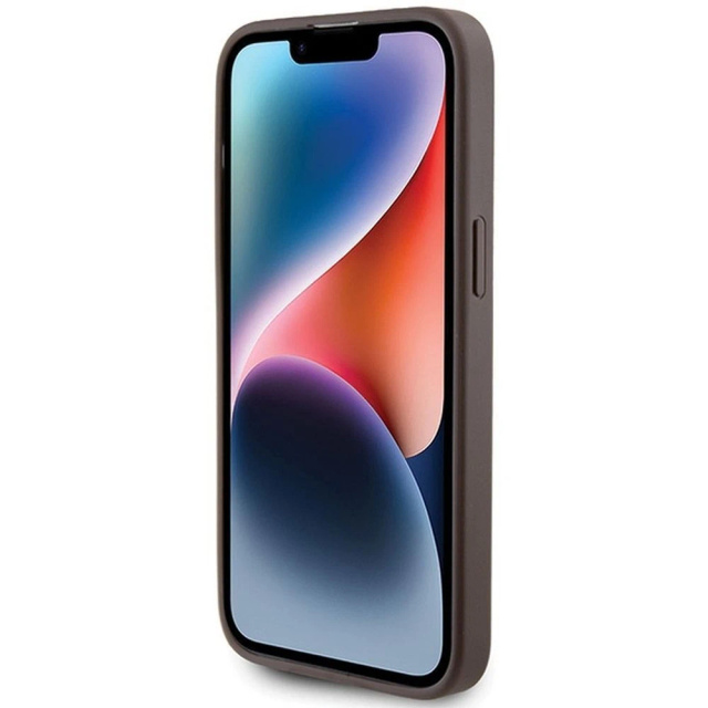 Originální pouzdro GUESS Hardcase GUHCP15XG4GFBR pro iPhone 15 PRO MAX (4G kovové logo / hnědé)