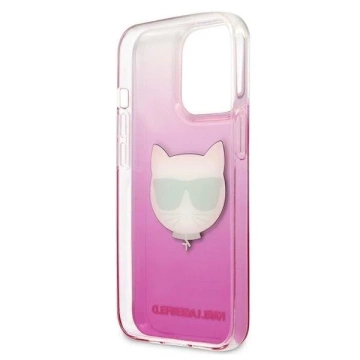 Karl Lagerfeld KLHCP13XCTRP iPhone 13 Pro Max 6,7 "pevné puzdro ružové / ružové Choupette Head