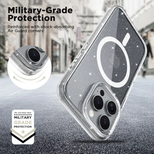 Kryt Spigen Tough Armor „T“ MagSafe pre iPhone 16 Pro, čierny