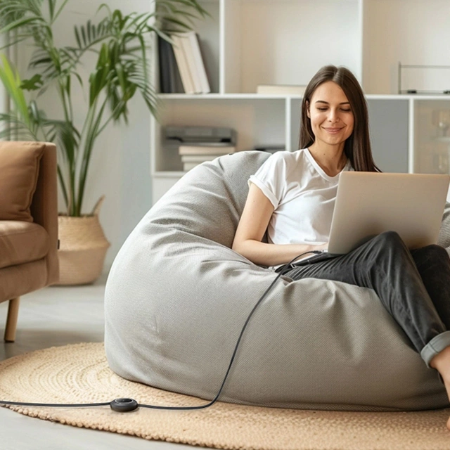 Kabel Baseus Free2Pull Mini 100W USB-C – USB-C 2m Czarny