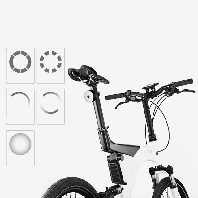 Lampka rowerowa Światło rowerowe Tylne czerwone LED pod siodełko Migająca lampa na rower tył