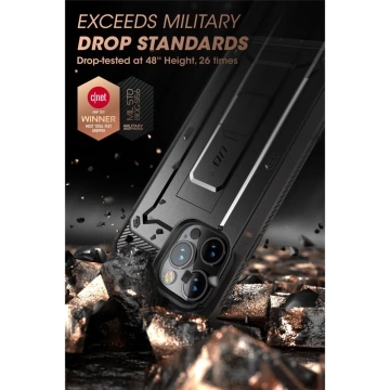 Etui Supcase Unicorn Beetle Pro für Apple iPhone 14 Pro Max Schwarz