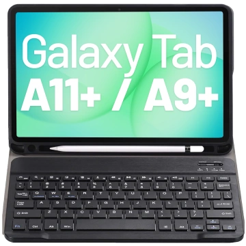 Чохол-клавіатура для Samsung Galaxy Tab A9 Plus 2023 11" (X210/X215/X216) магнітна Bluetooth клавіатура Alogy Black