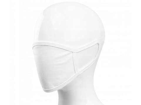 Ochranná maska ​​x2 Face Mask Ochranná maska ​​Biela