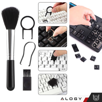 Sada na čištění klávesnice sluchátek 18 v 1 multifunkční kartáč SIM Key Cleaner Alogy Set
