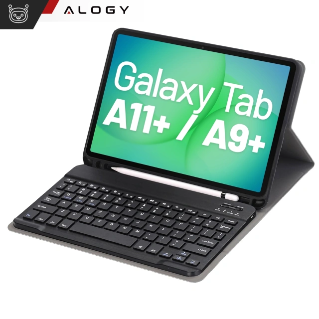 Чохол-клавіатура для Samsung Galaxy Tab A9 Plus 2023 11" (X210/X215/X216) магнітна Bluetooth клавіатура Alogy Black