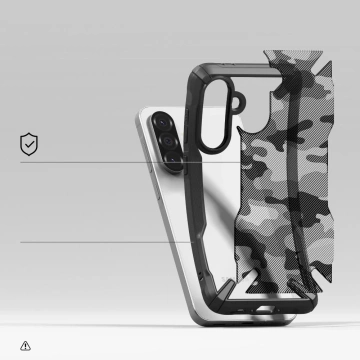 Захисний чохол Ringke Fusion X Camo Black для Galaxy A36 / A56 5G