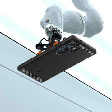 Puzdro Spigen Rugged Armor MagSafe pre Samsung Galaxy S25 Ultra, matné, čierne