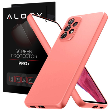 Ochranné tenké mäkké puzdro Alogy pre Samsung Galaxy A53 / A53 5G ružové sklo